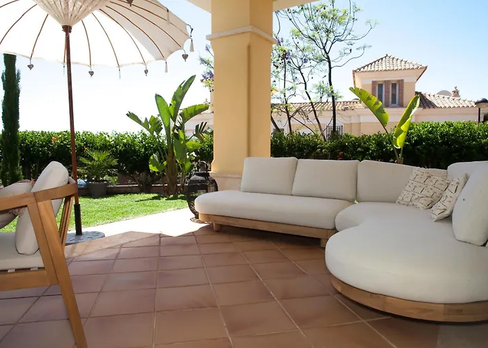 فيلة Luxury In Marbella, Sea & Golf Views, Fully Renovated 2025, Private Garden, 5 Min To